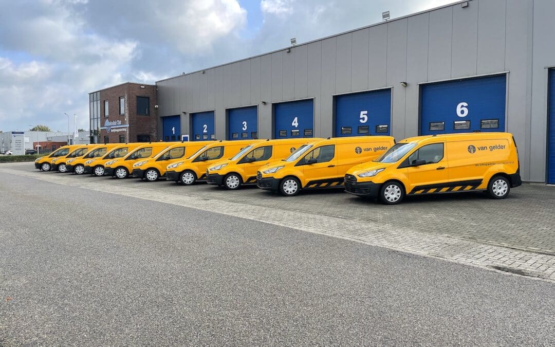 14 x Ford Transit Connect voor Van Gelder Groep
