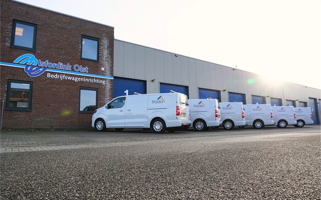 Slim uitgedacht voor optimaal gebruik, 6x Toyota ProAce Electric voor Woonstichting Triada