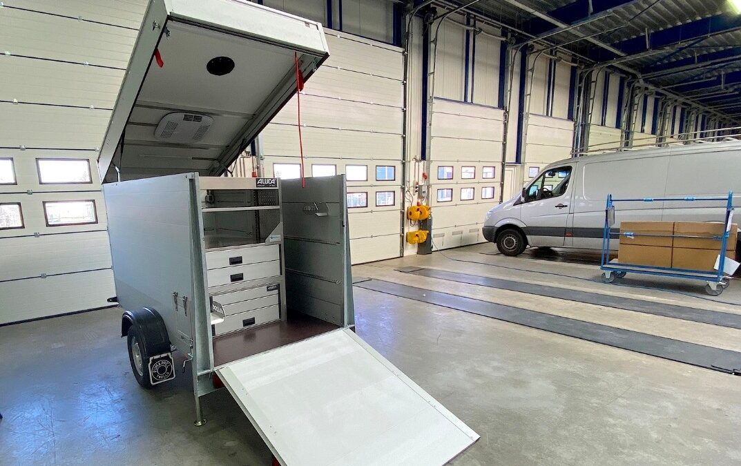 Bijzondere opdracht voor ingenieursbureau Tauw: inrichten van een aanhanger voor gebruik op locatie