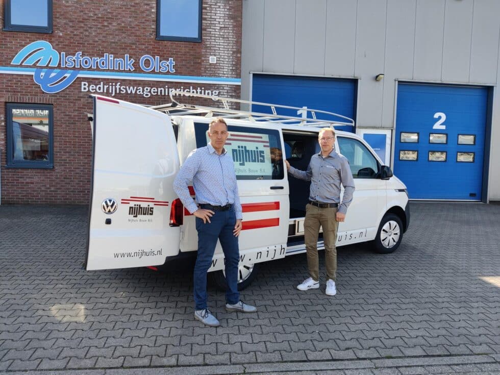 Turnkey bedrijfswagens voor Nijhuis Bouw