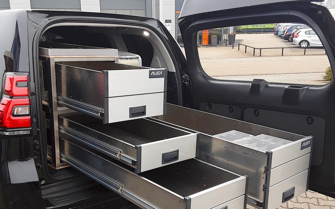 Toyota Landcruiser met lange laden voor de dierenarts