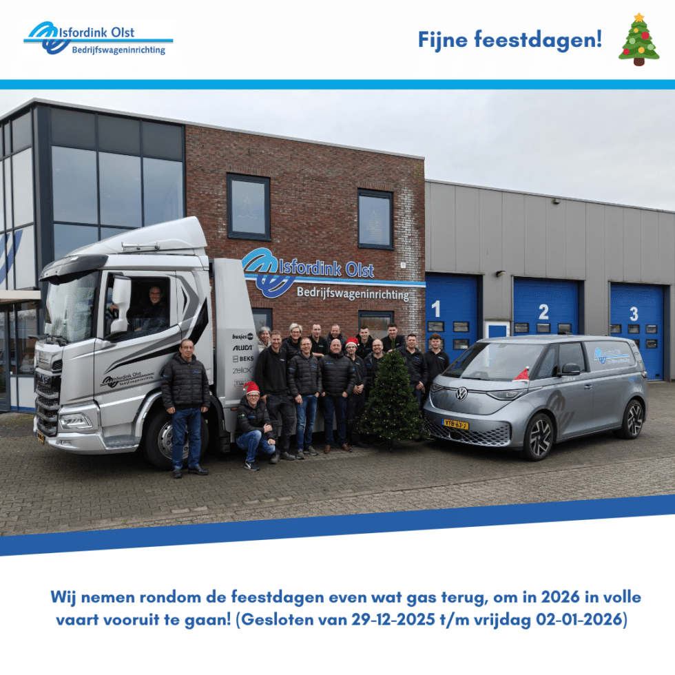 Namens Isfordink Olst wensen wij je fijne feestdagen en een voorspoedig 2026!