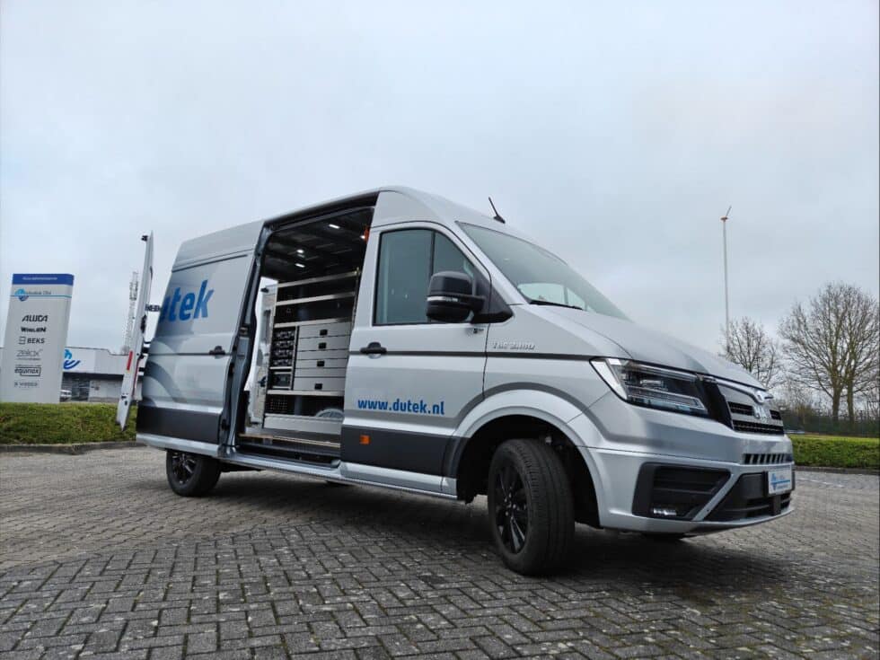 Werkplaats op wielen voor warmtepompspecialist Dutek