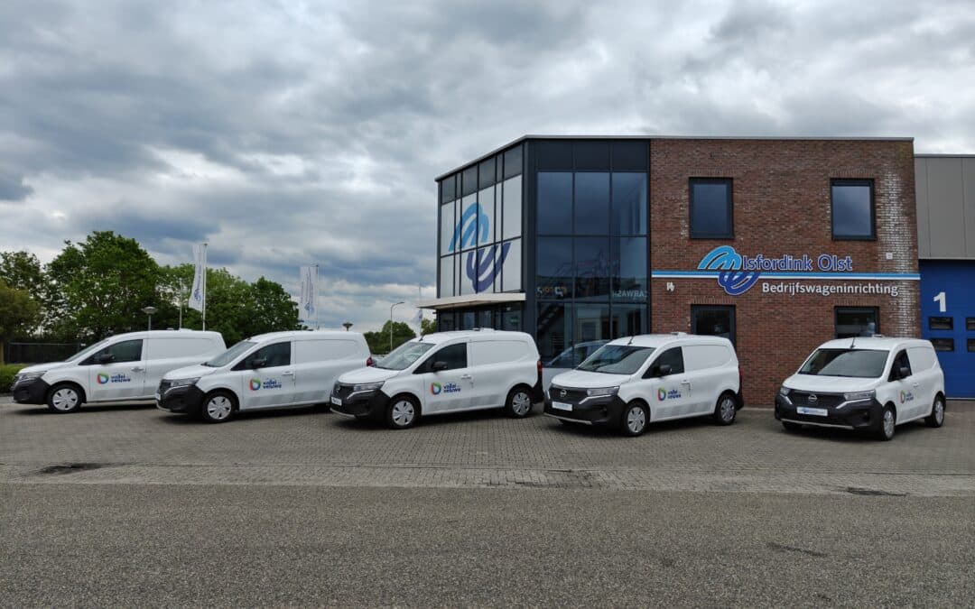 Kleinere laadruimtes slim indelen bij deze 5x Nissan Townstar EV