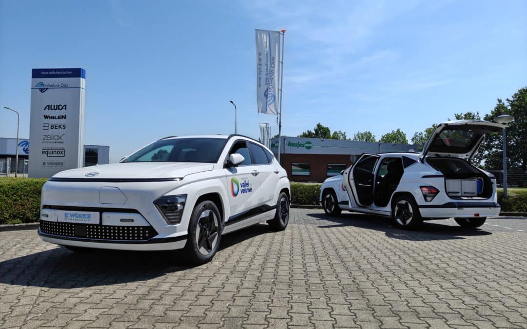 Waterschap Vallei en Veluwe uitstootvrij de natuur in met Hyundai Kona Electric